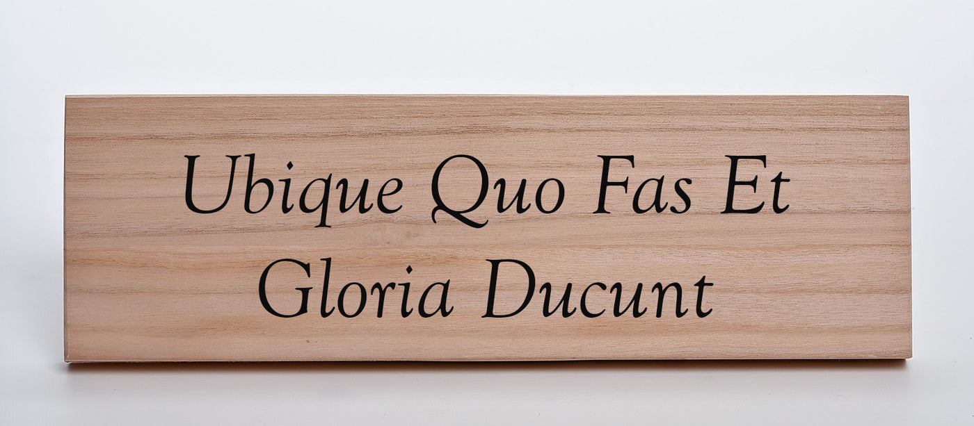 Royal Artillery Motto Plaque Empire Medals