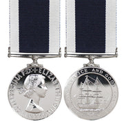 Royal Navy Long Service Full Size Medal EIIR
